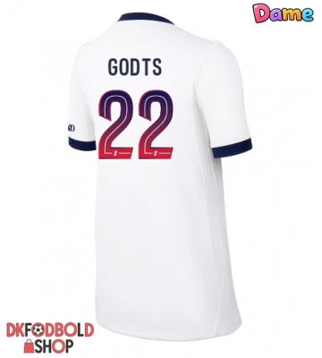 Paris Saint-Germain Mika Godts #22 Udebanetrøje Dame 2026-27 Kort ærmer Paris Saint-Germain Mika Godts #22 Udebanetrøje Dame 2026-27 Kort ærmer